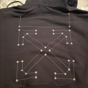 Off white reflective hoodie
